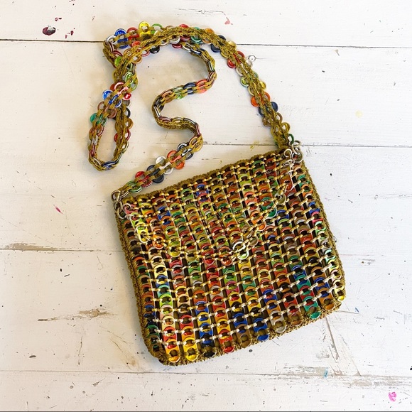 Neide Ambrosio Handbags - Neide Ambrosia Recycled Aluminum Shoulder Bag